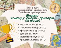 «Пліч-о-пліч: всеукраїнські шкільні ліги» (спортивне орієнтування)