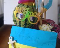 Учні образотворчого циклу вітають рідне місто з Днем народження