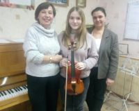 Відкритий урок по класу скрипки вчителя Ольги Захоженко
