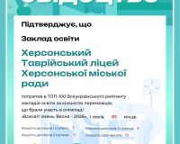 ТОП-100 закладів освіти України!